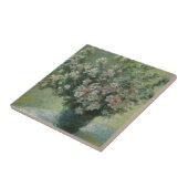 Carreau Vase de fleurs par Claude Monet (Côté)