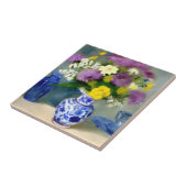 Carreau Vase tranquille des fleurs Imprimer (Côté)