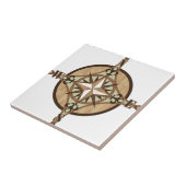 Carreau Vecteur en bois de boussole (Côté)