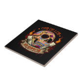 Carreau Vector dia de los muertos crâne (Côté)