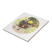 Carreau Véhicules tractés à cheval, Cheval Amish et Buggy (Côté)