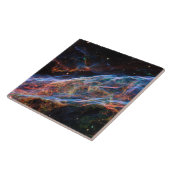 Carreau Veil Nebula Supernova Reste Télescope Hubble (Côté)