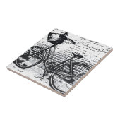 Carreau Vélo Vintage noir rustique (Côté)