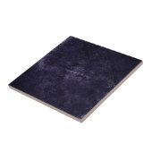 Carreau Velvety Midnight Damask | Indigo Purple Grunge (Côté)