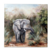 Carreau Venez par la tuile d'éléphant (Devant)