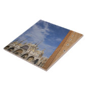 Carreau Venise carrée de St Mark de tour de basilique et (Côté)