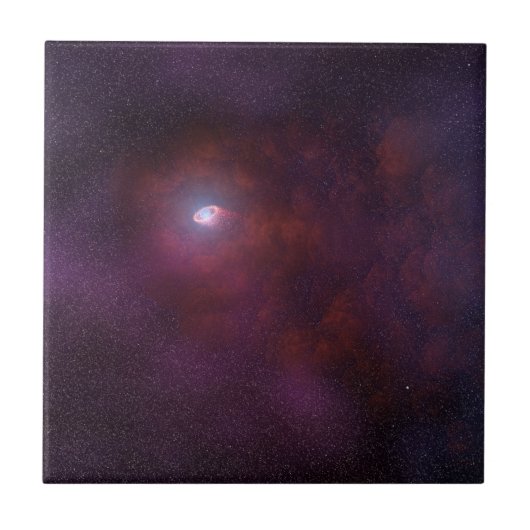 Carreau Vent Pulsar D'Une Étoile Neutron. (Devant)