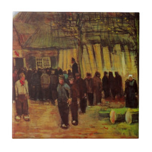 Carreau Vente de bois par Vincent van Gogh