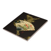 Carreau Ventilateur oriental criblé au design floral (Côté)