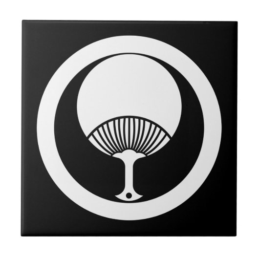 Carreau Ventilateur rond dans un cercle (Devant)