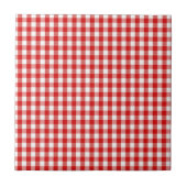 Carreau Vérification rouge et blanc (Devant)