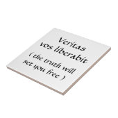 Carreau Veritas vos liberabit (Côté)