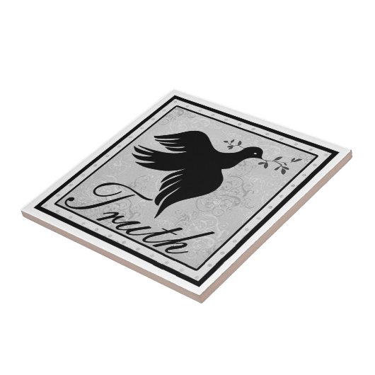 Carreau Vérité et colombe (Côté)