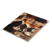 Carreau verre à champagne toast doré (Côté)
