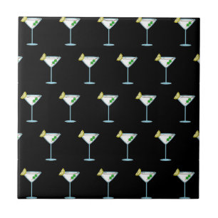 Carreau Verre à cocktail pour amateurs de Martini Barman A