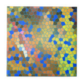 Carreau Verre Abstrait coloré (Devant)