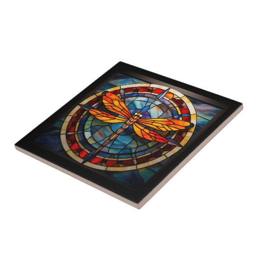 Carreau verre de libellule (Côté)