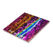 Carreau Verre fondu arc-en-ciel (Côté)