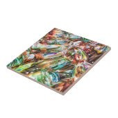 Carreau Verre fondu coloré (Côté)