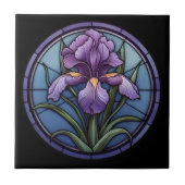 Carreau Verre Iris Violet (Devant)