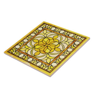 Carreau Verre Jaune