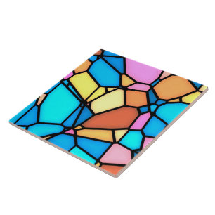 Carreau Verre multicolore