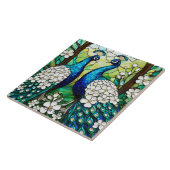 Carreau Verre Peacock Cute Imaginaire (Côté)