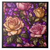 Carreau Verre rose Collection moderne élégante (Devant)