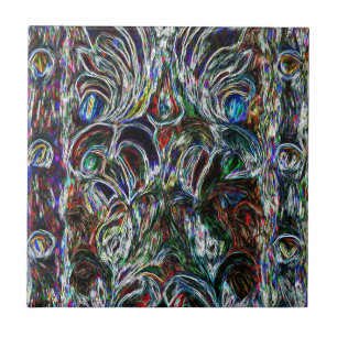 Carreau Verre souillé de cru éclectique