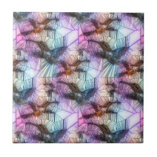 Carreau Verre souillé d'oiseau de ronflement