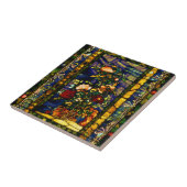 Carreau Verre vintage Floral (Côté)