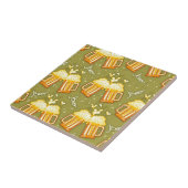 Carreau Verres de motif de bière (Côté)