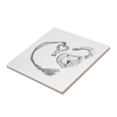 Carreau Verrouillage du coeur et clé (Côté)