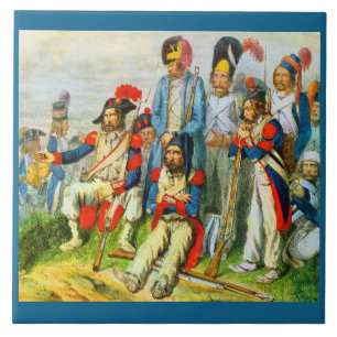 Carreau vers 1796 Les soldats de Napoléon