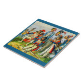 Carreau vers 1796 Les soldats de Napoléon (Côté)