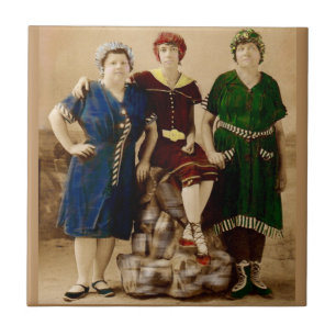 Carreau vers 1910 Atlantic City beautés de bain RPPC