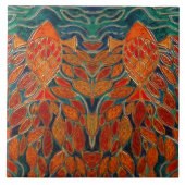 Carreau "Vers la maison" (peinture) (Devant)