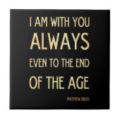 Carreau Vers scriptural chrétien de bible - 28:20 de (Devant)