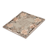 Carreau Verset de la Bible Mocha Peach (Côté)