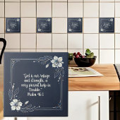 Carreau Versets de la Bible de Denim et White