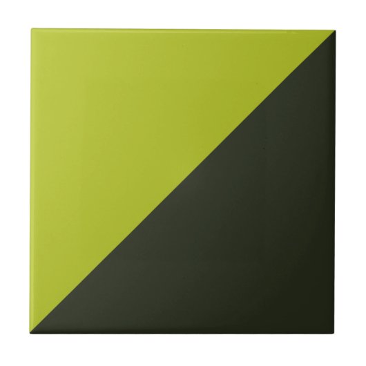 Carreau Vert acide - Noir vert (Devant)