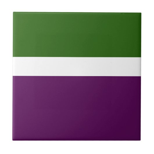 Carreau Vert blanc violet couleur pâle Design de bloc de c (Devant)