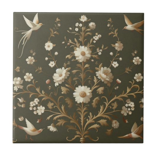 Carreau vert botanique (Devant)