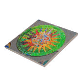 Carreau Vert de détail de Gaudi (Côté)