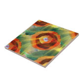 Carreau vert de l'eau d'abrégé sur texture d'art, orange, (Côté)