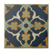 Carreau Vert en céramique ornemental d'art du cru 1884 (Devant)