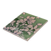 Carreau Vert Fleur de Pêcher (Côté)