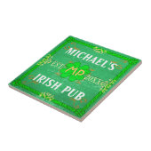 Carreau Vert irlandais de Pub de barre à la maison (Côté)