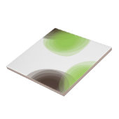 Carreau Vert, moderne, simple, graphique abstrait floral (Côté)