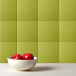 Carreau Vert poire solide<br><div class="desc">Design vert poire couleur solide.</div>